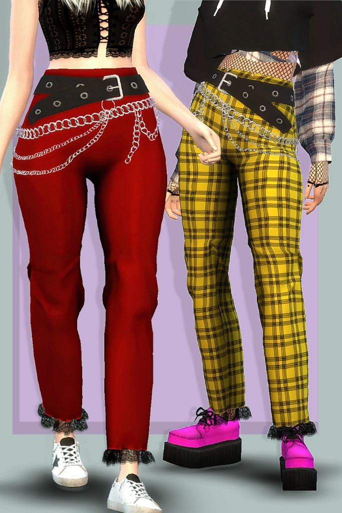 Sims 4 grunge cc pants