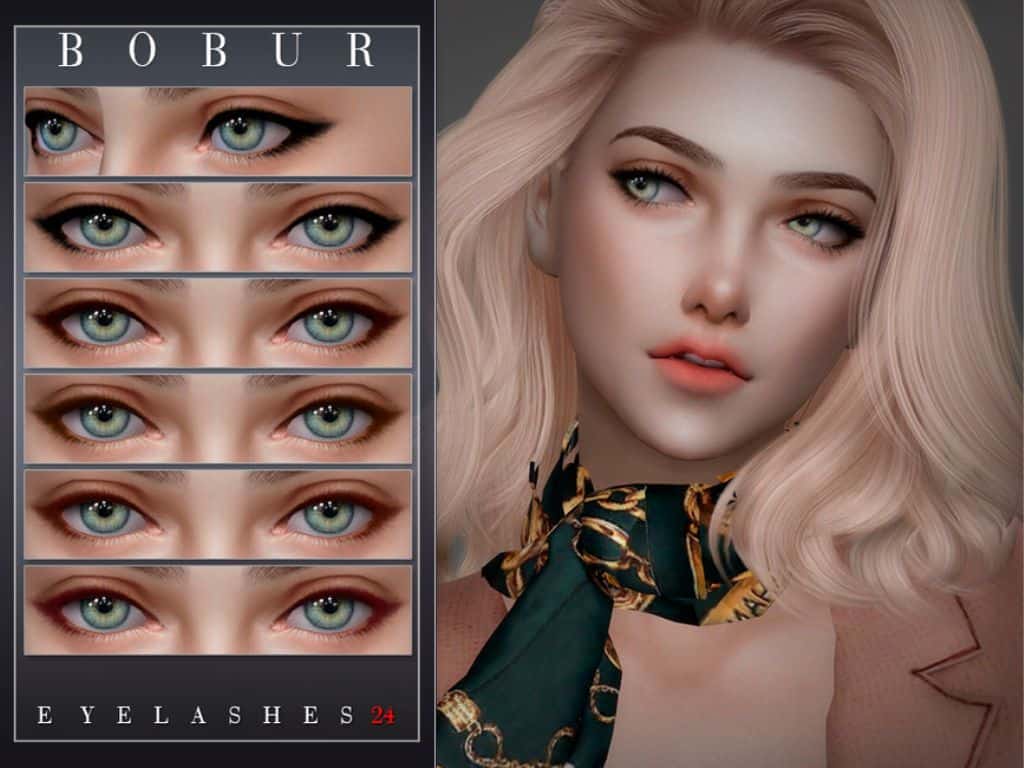 cat eye 2D eyelashes