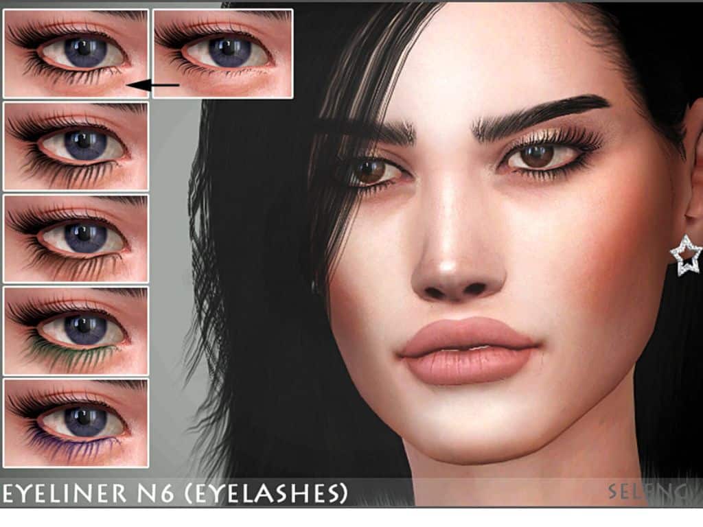 eyeliner style custom content eyelashes