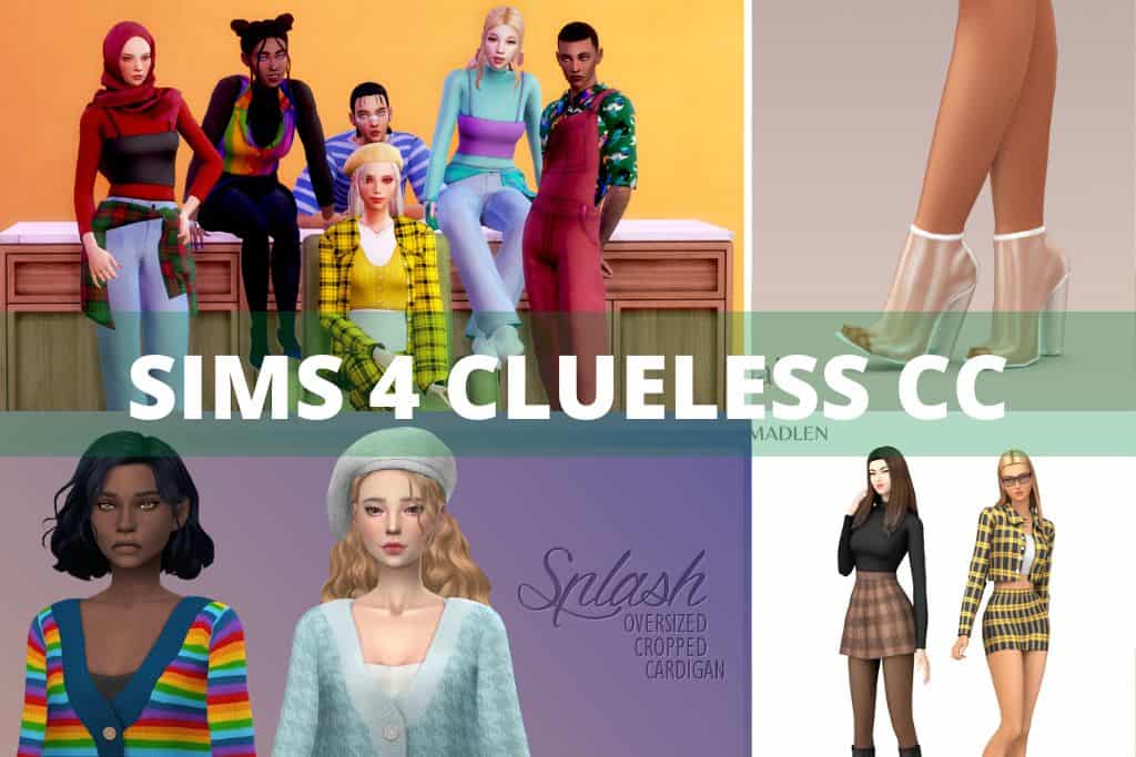 sims 4 clueless cc collage