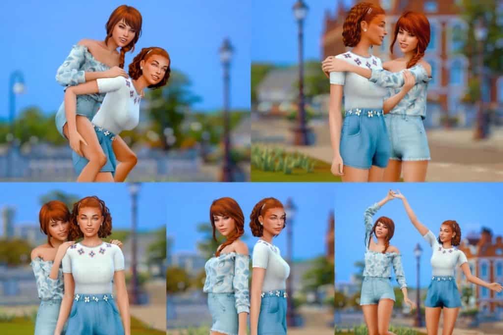 sims 4 sibling family poses