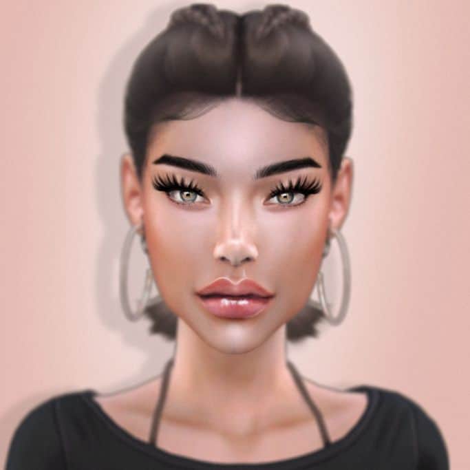 21+ Gorgeous Sims 4 Eyelashes CC - We Want Mods