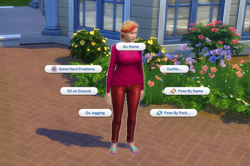 how to get sims 4 poses to work