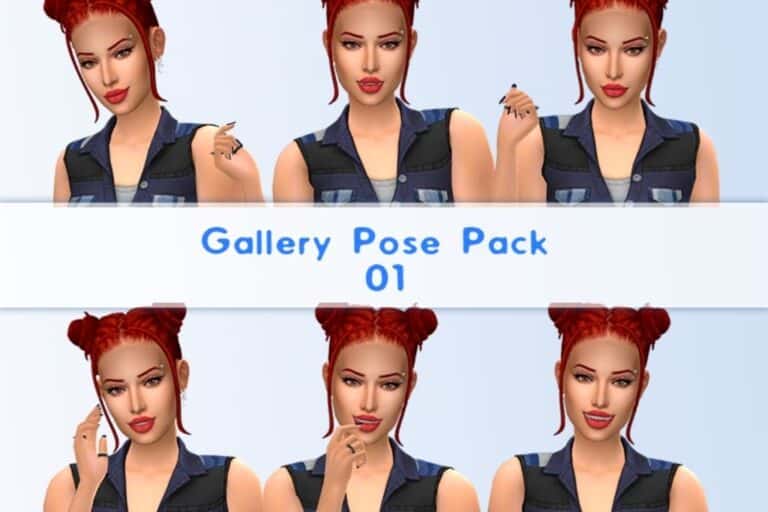 33+ Best Sims 4 Gallery Poses (Free Downloads) - We Want Mods