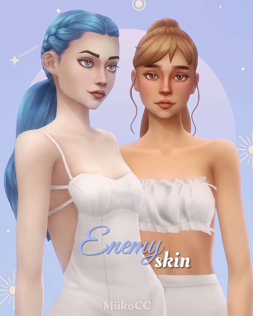 A nőstények az Enermy Skin overlay -t sportoló nőstények