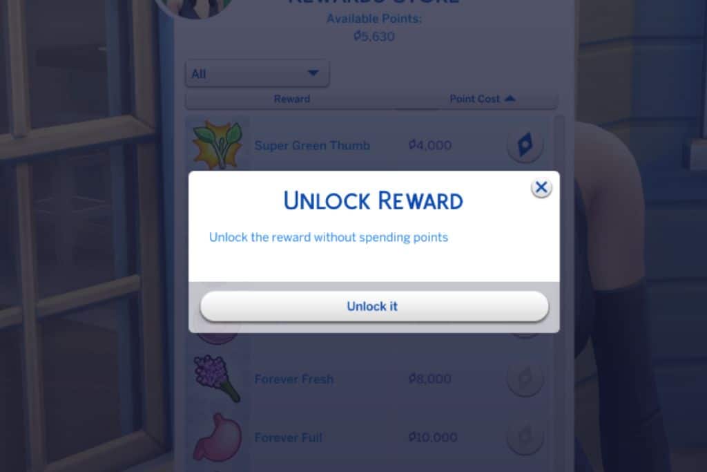 sims 4 give satisfaction points cheat