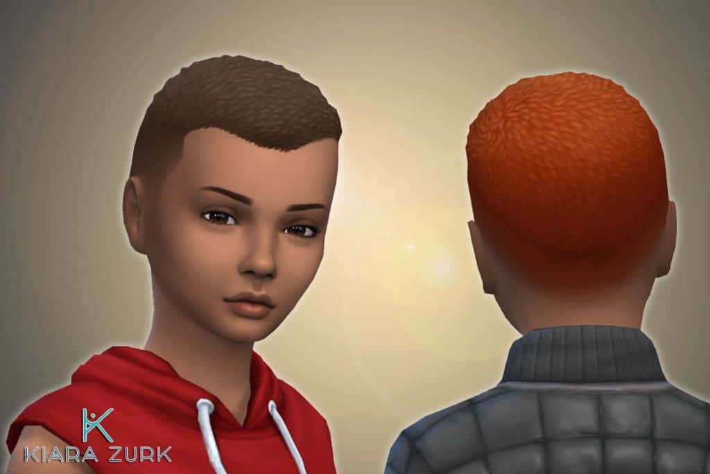 sims 4 boys hair fade hairstyle