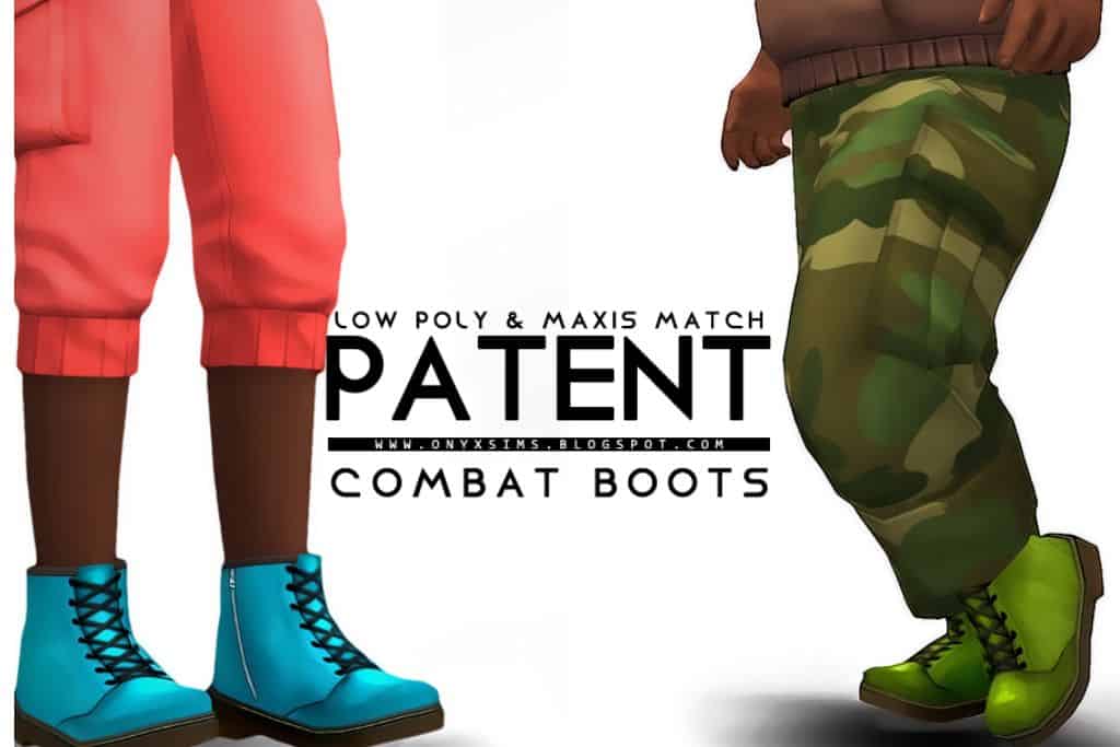 sims 4 kids combat boots cc