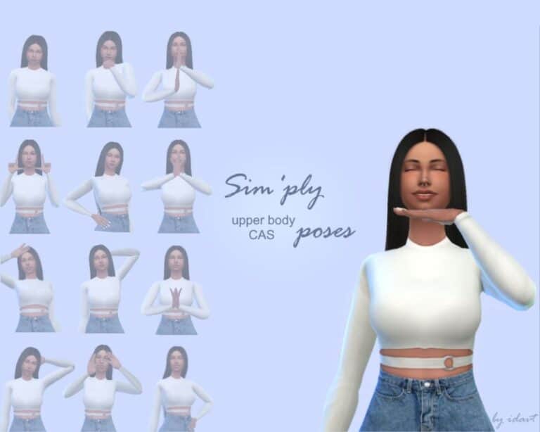 39 Essential Sims 4 CAS Poses To Boost Styling Sessions - We Want Mods