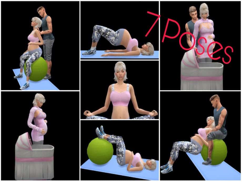 sims 4 pregnancy exercises