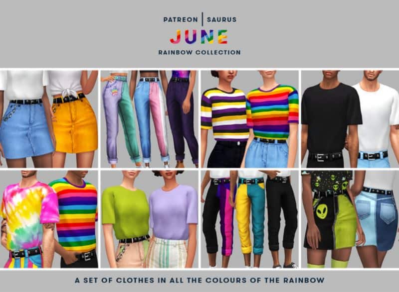 Casual CC Clothing for The Sims 4