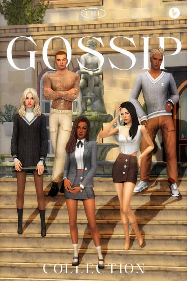 sims 4 wearing preppy clothing