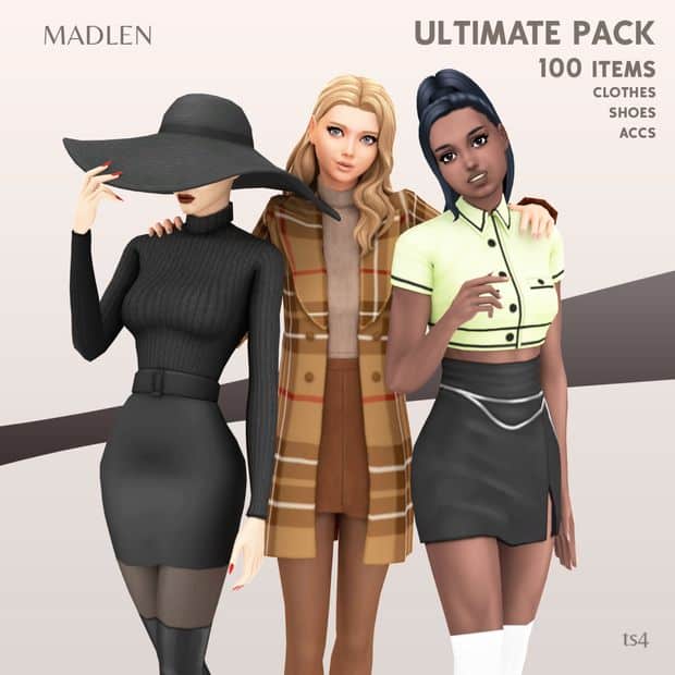 sims 4 clothing cc mod pack