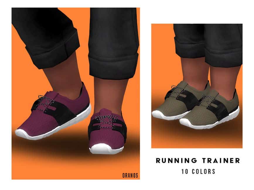 sims 4 female toddler running shoes