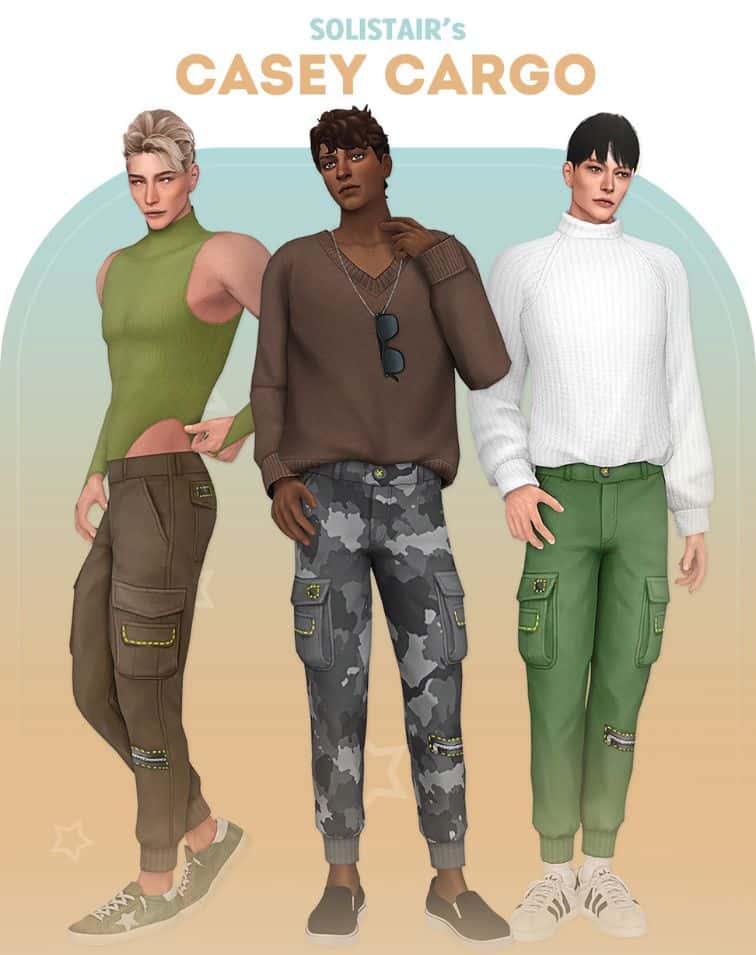 male cc cargo pants