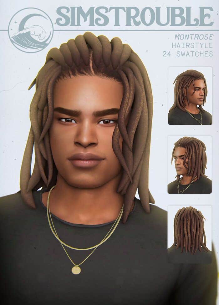 male cc dreads hairstyle