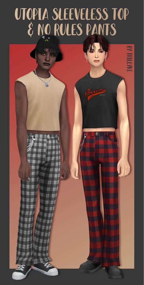 sims 4 male cc sleeveless