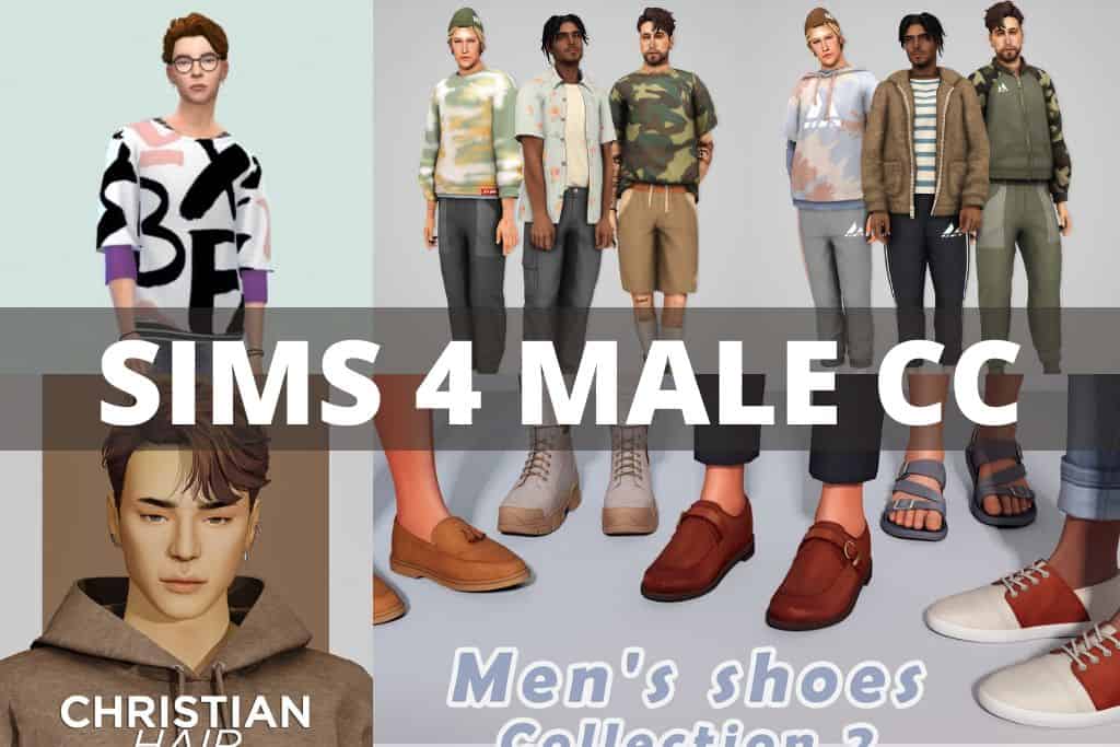 sims 4 male cc collage