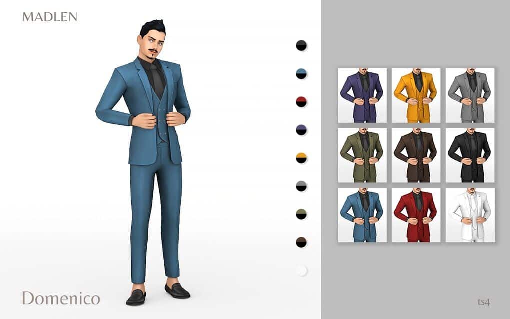male cc sims 4 suit
