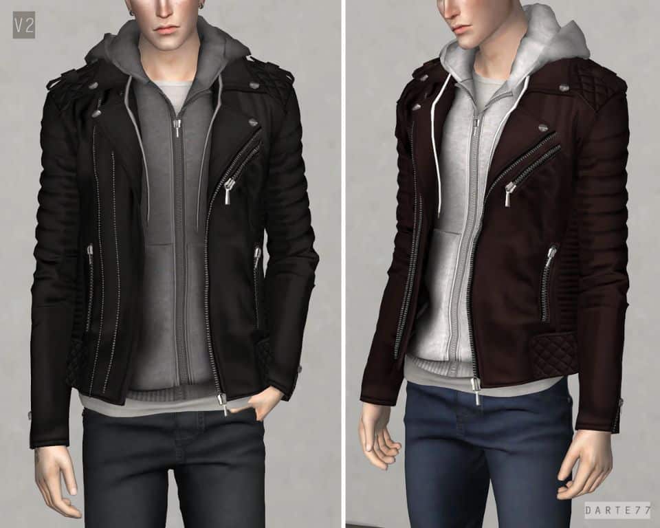 male zippered jacket