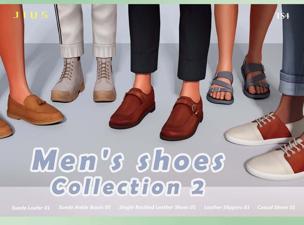 male cc sims 4 shoes collection