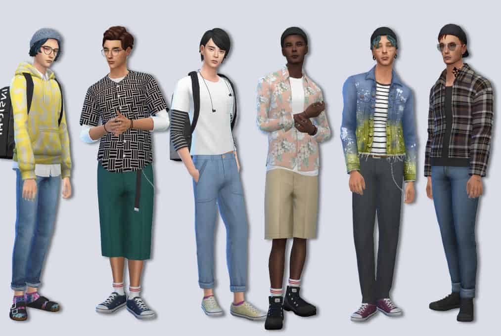 Sims 4 Cc Menclothes Sims 4 Sims Sims 4 Male Clothes