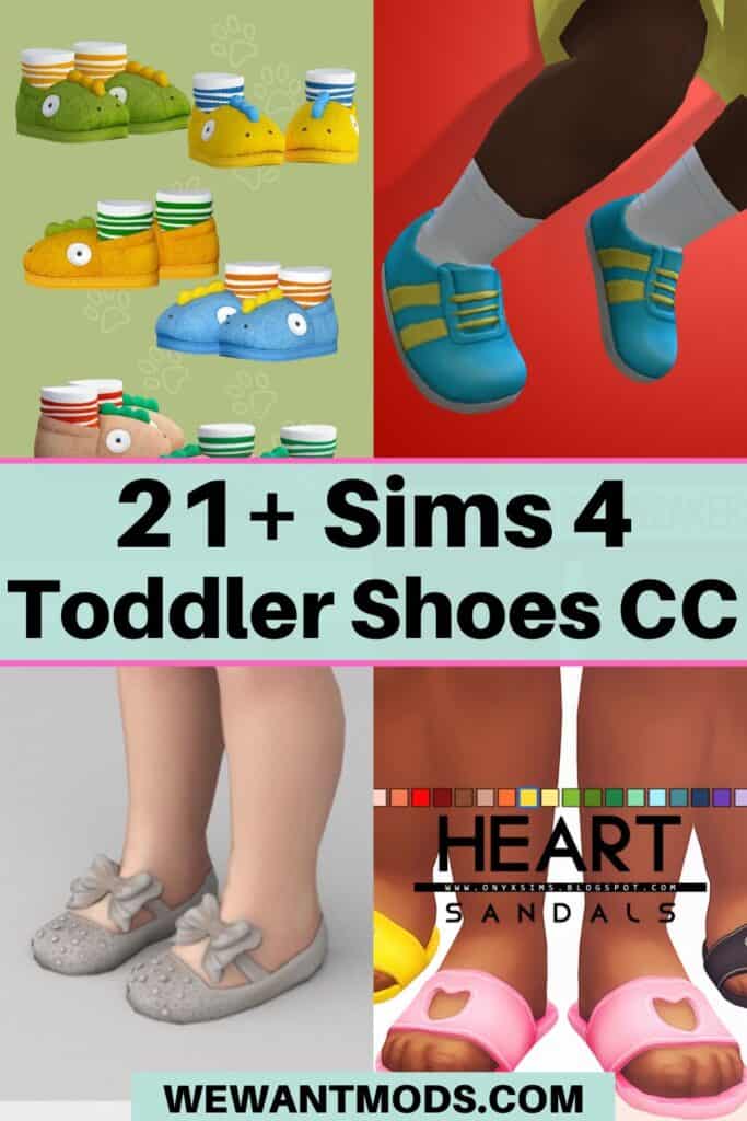 sims 4 toddler shoes cc pinterest pin