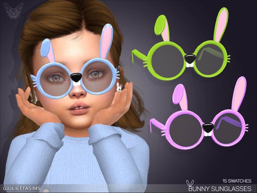 sims 4 toddler bunny sunglasses