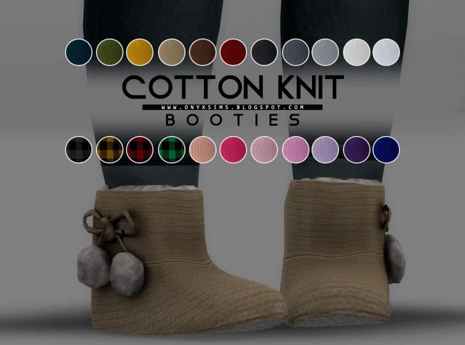cotton knit toddler boots