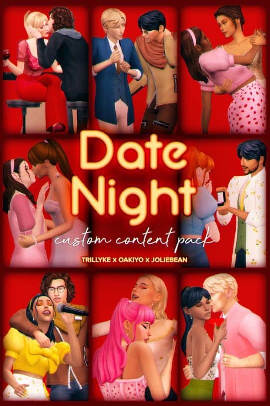 date night inspired clothing pack