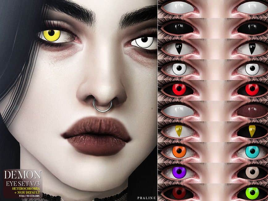 supernatural looking eyes for sims 4
