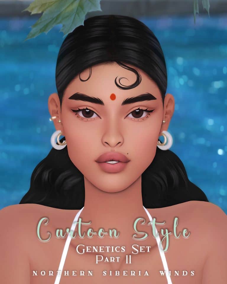 sims 4 cartoony eyebrows