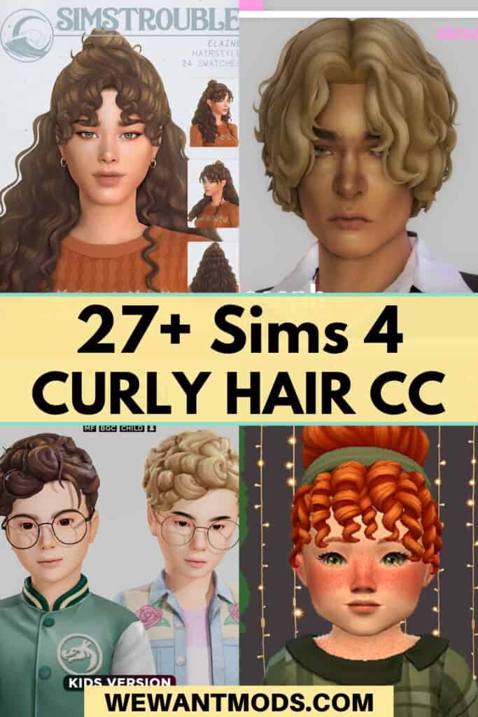 27 Stylish Sims 4 Curly Hair Cc We Want Mods