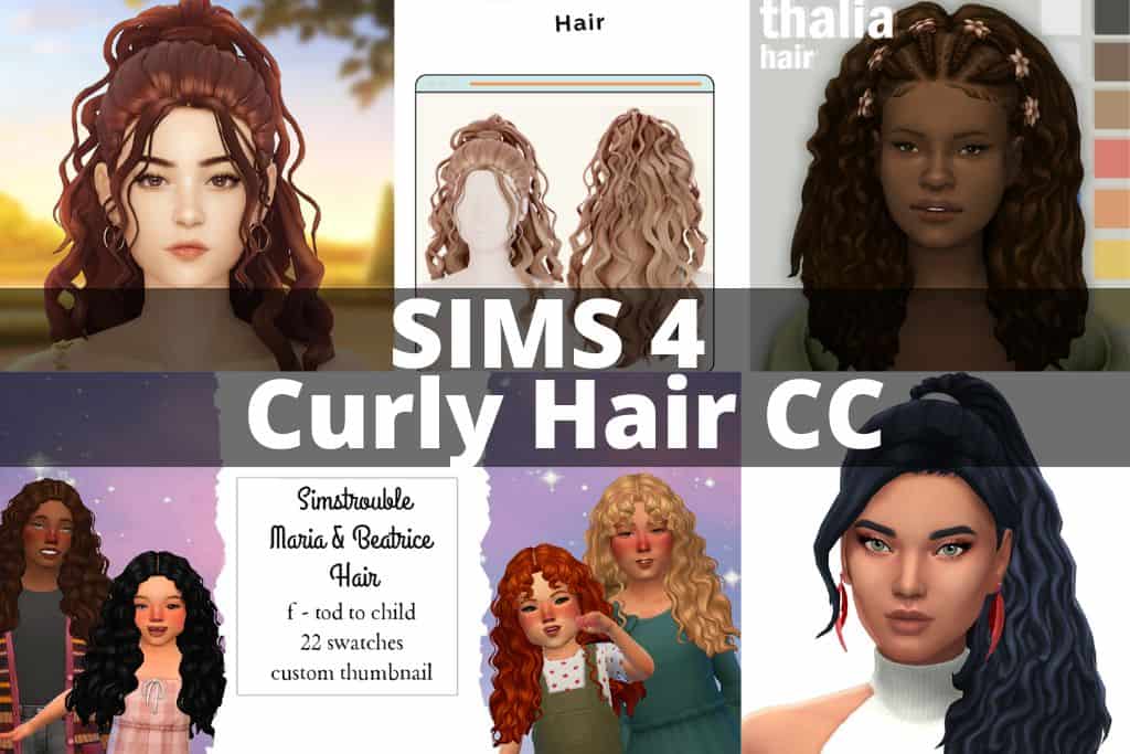 natural sims 4 cc curly hair