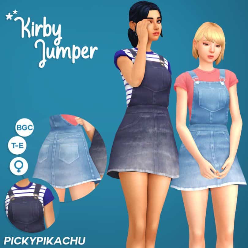 sims girl teen in jumper