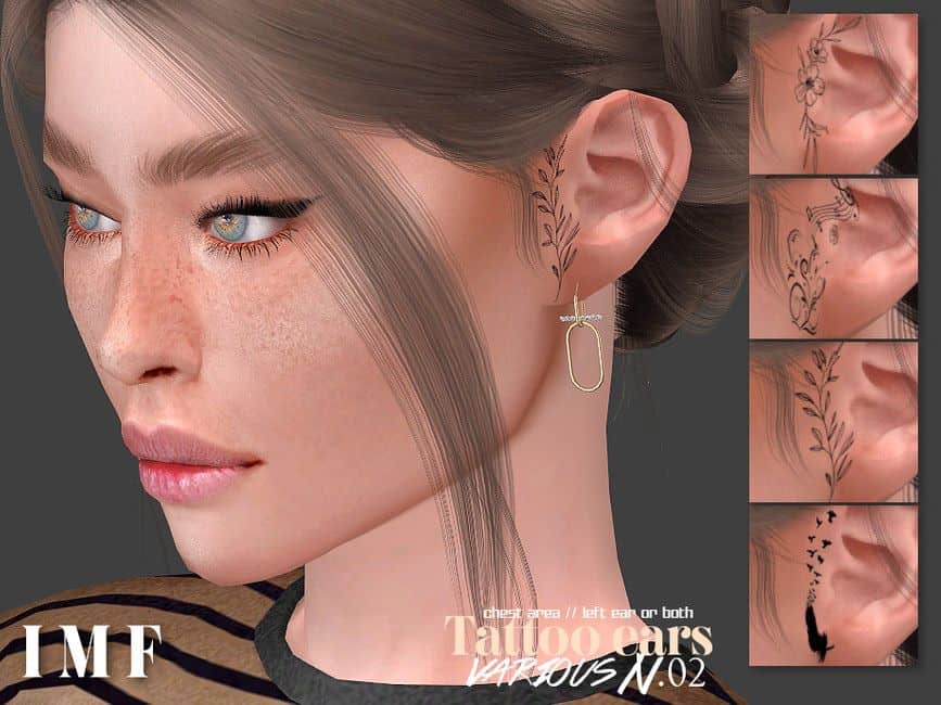 Hi Heres Some Face  Chest Tattoos For Your Sims  Toya And Memphitz  Tattoo HD Png Download  Transparent Png Image  PNGitem