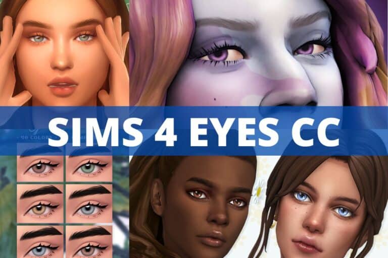 27+ Striking Sims 4 Eyes CC: Default, Non-Default Eyes, & More