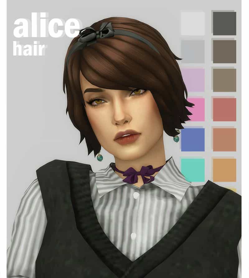 u^  Sims hair, Sims 4, Sims mods