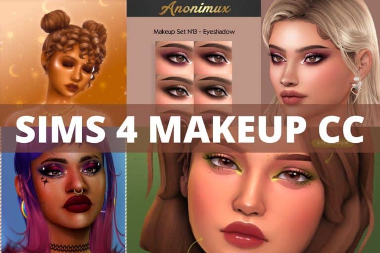 35+ Glam Sims 4 Makeup CC