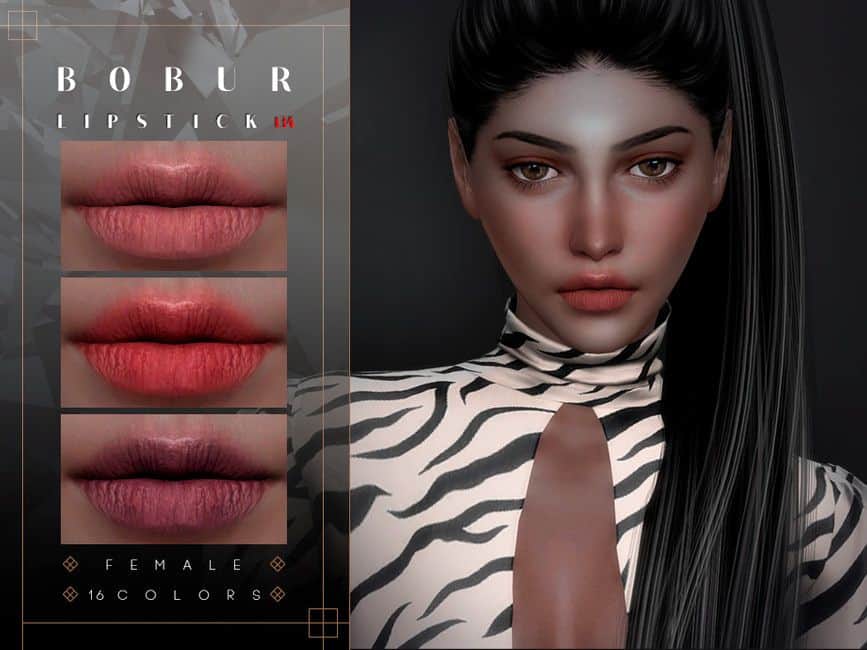 sims 4 matte lipstick cc