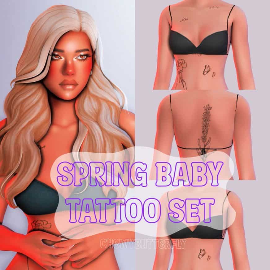 Tattoo CC FOLDER   190 FILES  SIMS 4 CAS  YouTube