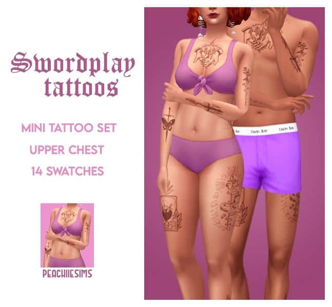 sims 4 sword tattoos