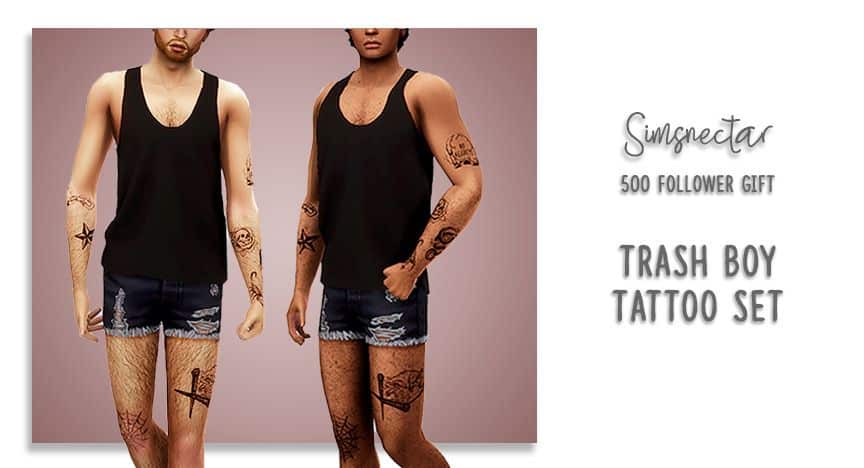 31 Gorgeous Sims 4 Tattoos to Add to Your CC Folder  Must Have Mods