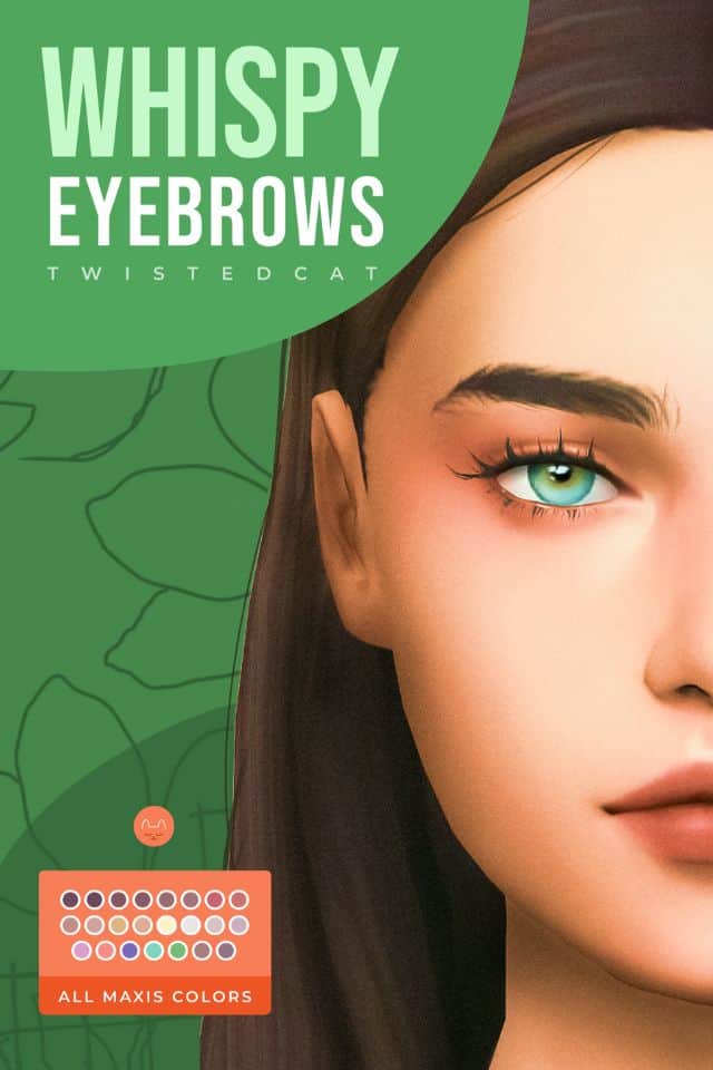 the sims 4 eyebrow maxis match