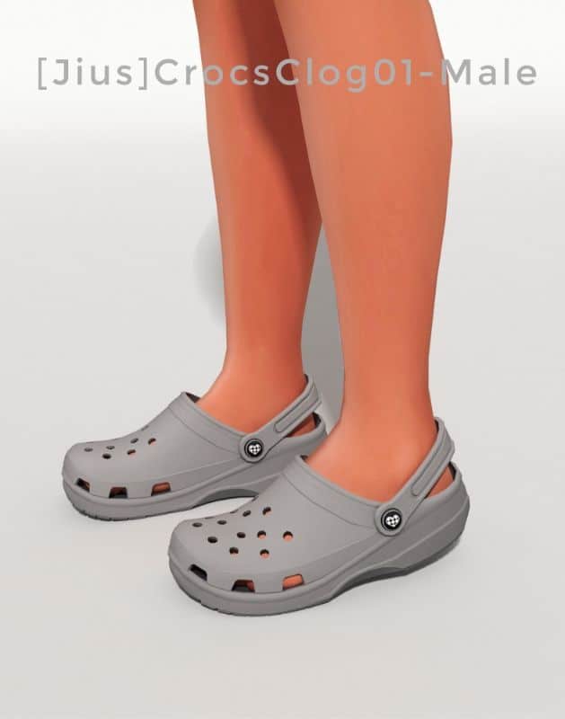 pair crocs shoes