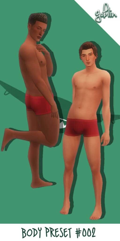 two men in underwear