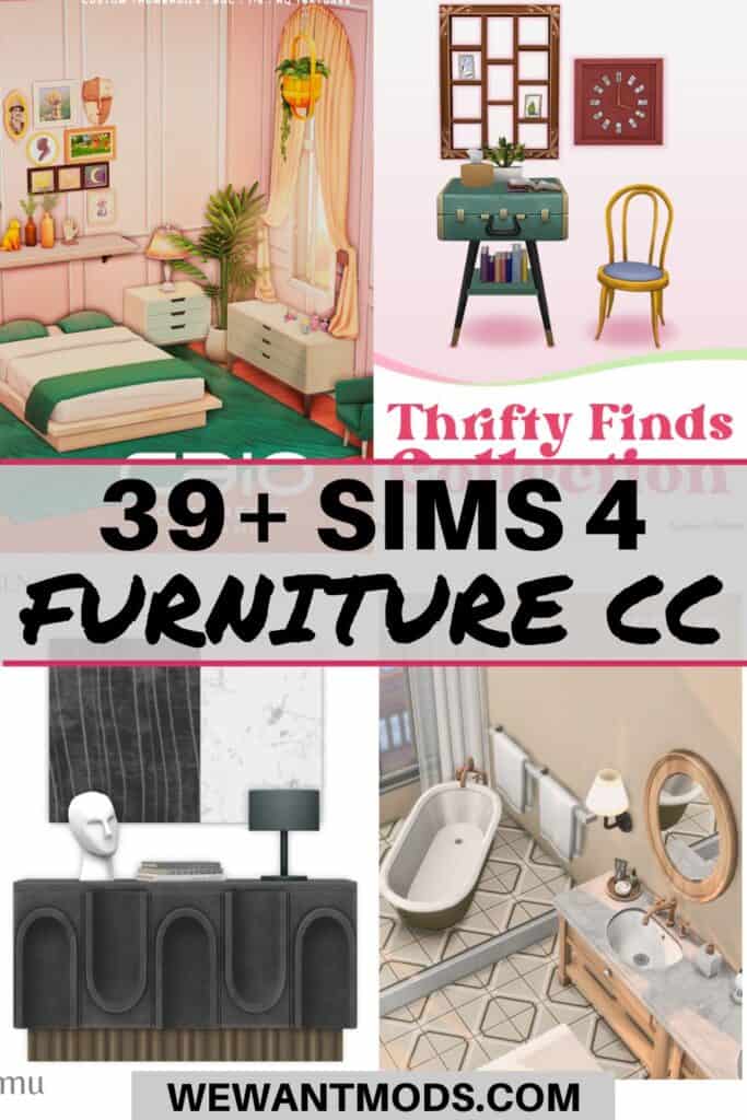 sims 4 furniture pinterest pin