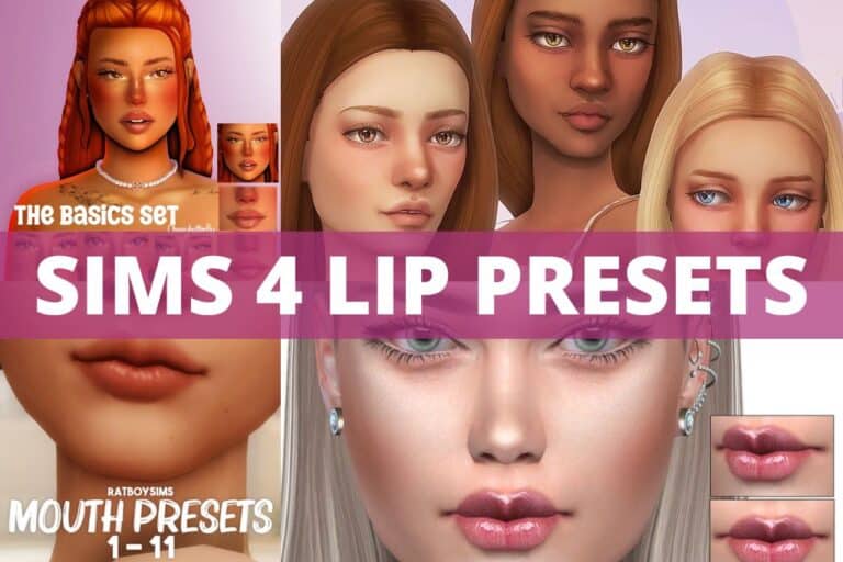 19+ Kissable Sims 4 Lip Presets