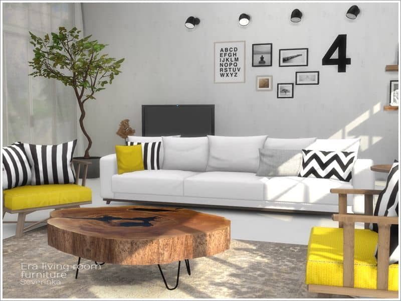 Sims 4 Living Room Decor Cc | Baci Living Room