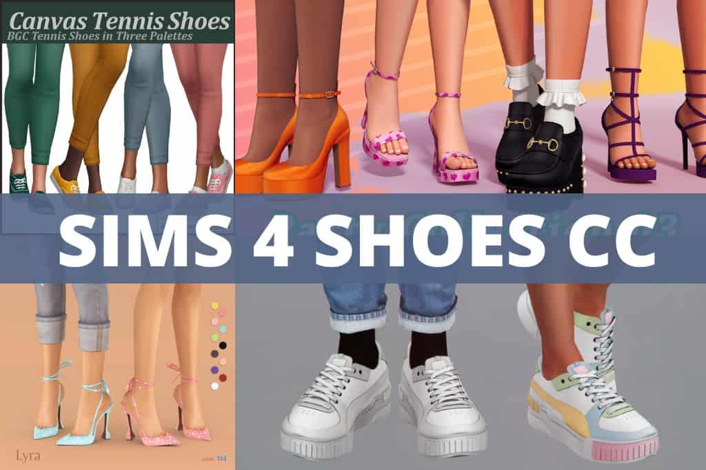 Sims 4 Shoes in 2023  sims 4, sims, sims cc